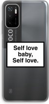 Case Company® - Xiaomi Poco M3 Pro 5G hoesje - Self love - Soft Cover Telefoonhoesje - Bescherming aan alle Kanten en Schermrand