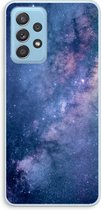 Case Company® - Samsung Galaxy A73 hoesje - Nebula - Soft Cover Telefoonhoesje - Bescherming aan alle Kanten en Schermrand
