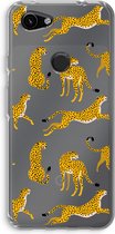 Case Company® - Google Pixel 3a hoesje - Luipaard - Soft Cover Telefoonhoesje - Bescherming aan alle Kanten en Schermrand