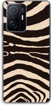 Case Company® - Xiaomi 11T Pro hoesje - Arizona Zebra - Soft Cover Telefoonhoesje - Bescherming aan alle Kanten en Schermrand