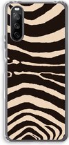 Case Company® - Sony Xperia 10 III hoesje - Arizona Zebra - Soft Cover Telefoonhoesje - Bescherming aan alle Kanten en Schermrand