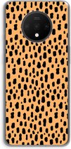 Case Company® - OnePlus 7T hoesje - Panter - Soft Cover Telefoonhoesje - Bescherming aan alle Kanten en Schermrand