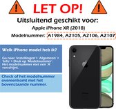 iPhone XR Hoesje Shock Proof Zwart - iPhone XR Hoesje Zwart Case Shock - iPhone XR Zwart Shock Proof Back Case