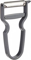 dunschiller 11 x 6,7 cm RVS donkergrijs/zilver