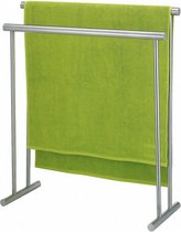 handdoekrek Priamo 76 x 30 x 85 cm staal zilver