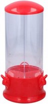 snoepdispenser 3-vaks 14x31 cm rood