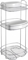 badrek Orbit Line 26 x 27 x 65 cm RVS chroom/wit