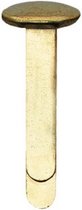 splitpennen 15 x 7 mm messing goud 100 stuks