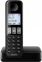 D2501B/01 draadloze telefoon antwoordapparaat zwart