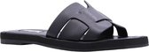 Bibi Lou 762z10vk slippers dames zwart  black leer 37