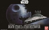 Revell 01207 Bandai Death Star II + Imperial Star Destroyer - Star Wars Plastic Modelbouwpakket