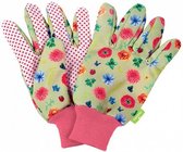 tuinhandschoenen groen/roze unisex