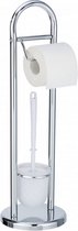 toiletrol-/toiletborstelhouder Siena 63 cm RVS chroom