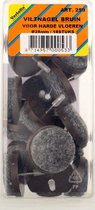 viltnagel diameter 28mm nylon bruin 16 stuks