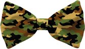 kattenvlinderdasje polyester legergroen maat S