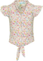 Bobbi Ravioli - top - kapmouwtjes - gebloemd - Maat 134/140