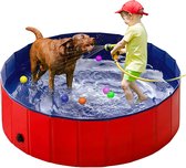 Petysplash-Hondenbad - 160*30cm-Hondenzwembad - Opvouwbare Dierenzwembad - honden badje - Verkoeling Voor Huisdieren