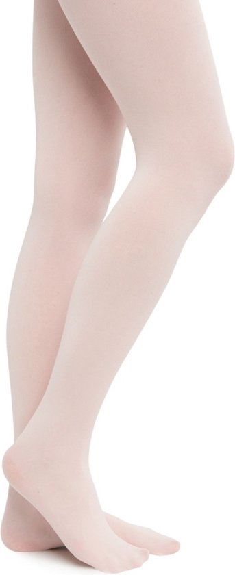 Balletpanty Meisje – Roze – Balletmaillot met Voet – Rumpf – 8/10 jaar