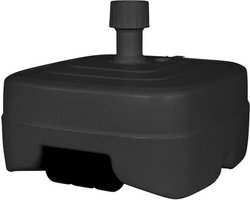 Parasolvoet Vulbaar met Water of Zand – 40-60 kg – Ø 33-50 mm – Antraciet – Met Wiel - CUHOC