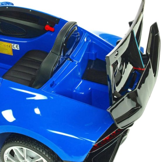 Thumbnail van een extra afbeelding van het spel Bugatti Divo Auto Voor Kinderen 12V + 2.4G Afstandsbediening (blauw) - elektrische kinderauto