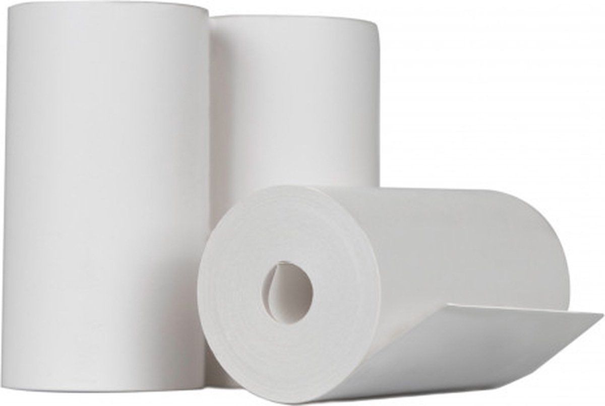 Recharges pour l'imprimante Mini Pocket - Lot de 3 rouleaux de papier  d'impression blanc - Crafts&Co