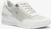 Hush Puppies leren dames sneakers - Wit - Maat 36