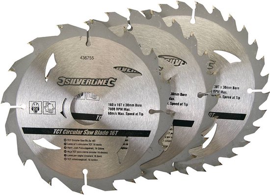 Saxton TCT Bois Lame de scie circulaire 300 mm x 30 mm 80T pour Bosch