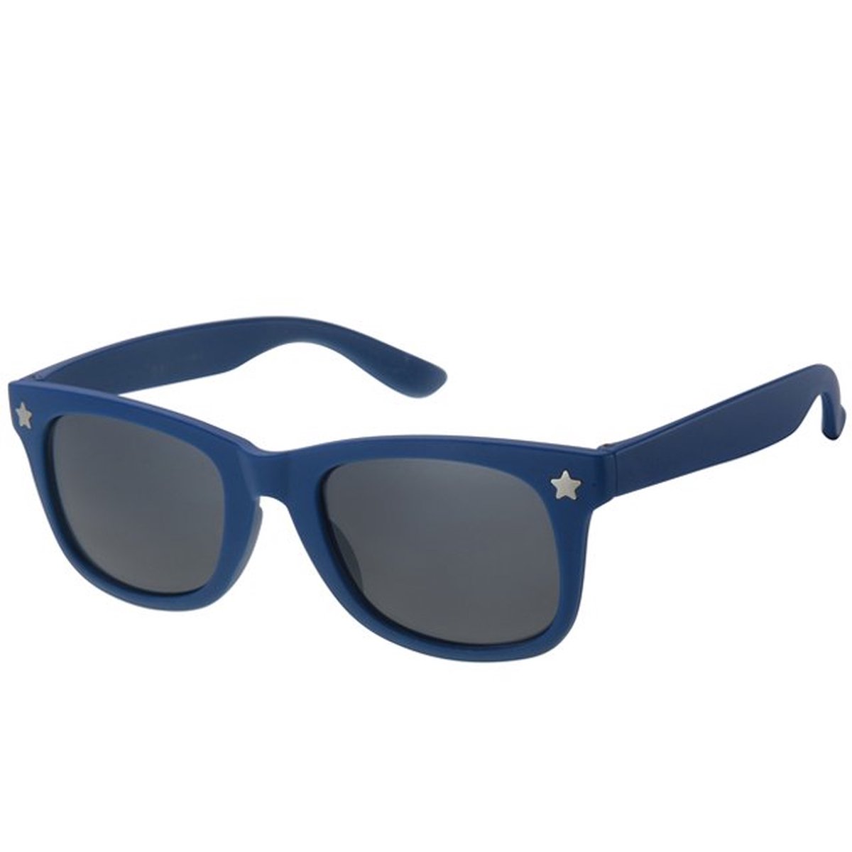 Kinderzonnebril blauw met sterretje 5-8jr - 100% UV cat 3