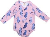 Blue Seahorses Rompertjes Bio-Babykleertjes Bio-Kinderkleding