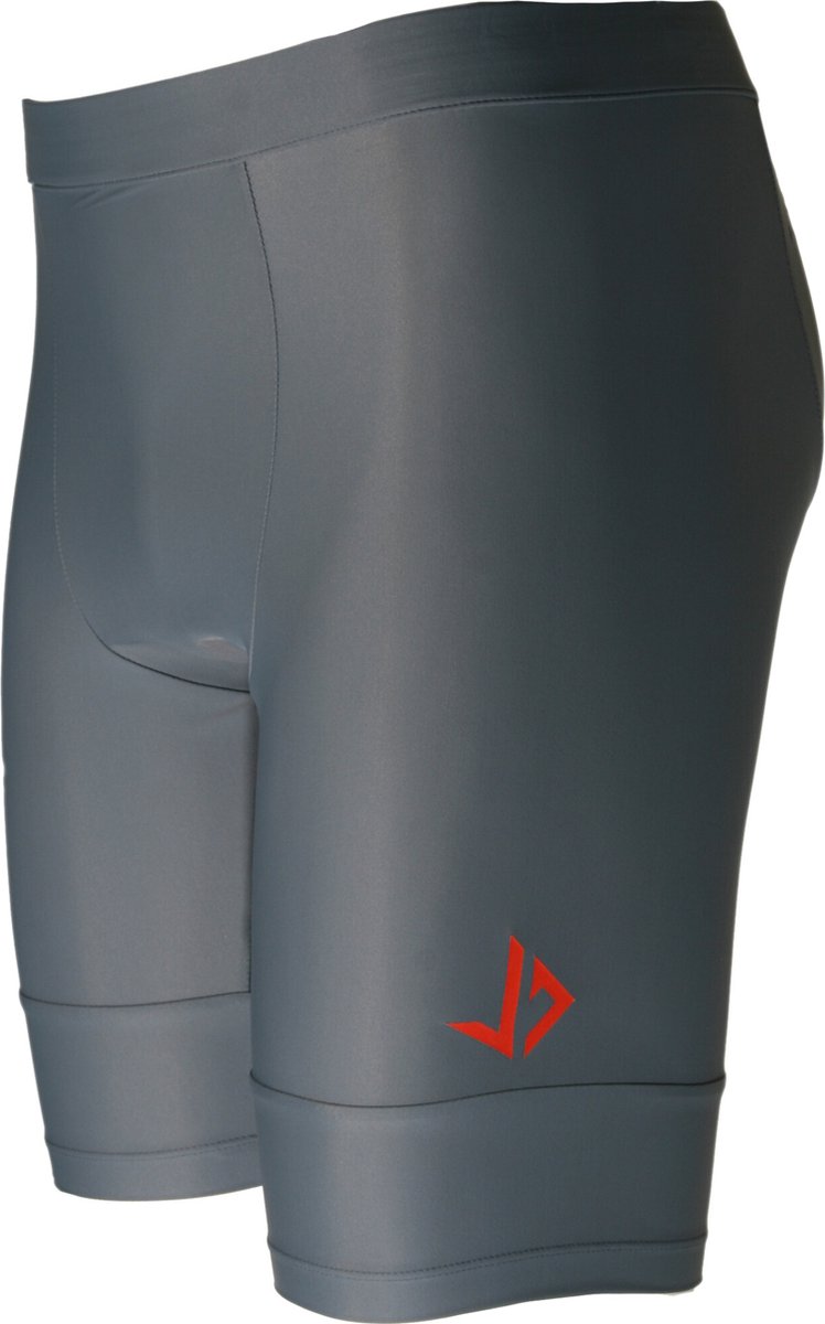JUSS7 Sportswear - Run and Slide Hardloopbroek met Telefoonzak - Gey - XL