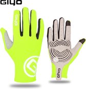 Giyo - Fietshandschoenen - Maat L - MTB - Wielrennen - Geel - Fiets handschoenen - Wielren