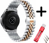 Fossil Gen 5 Jubilee bandje staal zilver en rosé goud + toolkit