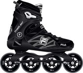 Fila Crossfit 90 skates zwart met semi soft boots en 90mm wielen