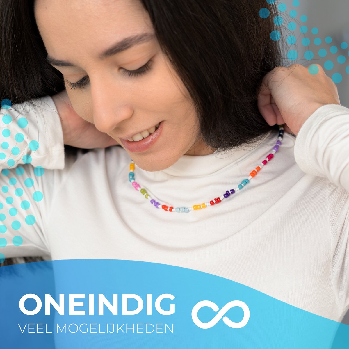 BeautyBeads BB107-3mm – Knutselen en Sieraden Maken – Knutsel Sieradenpakket met 12000 Glaskralen – Uitgebreide 24-Kleurige Glaszaad Hobbypakket – 3mm Kralen — afbeelding 5