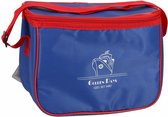 koeltas 6 liter 24 x 14 cm polyester rood/blauw