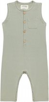 jumpsuit junior katoen groen maat 62