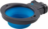 benchvoerbak inklapbaar 237 ml siliconen grijs/blauw