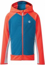 outdoorjas Twofold junior polyester rood/petrol mt 152