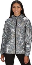outdoorjas Turla panter dames polyester zilver maat 46