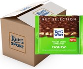 Ritter Sport Chocolade - Melk Cashew - Doos - 12 x tablet 100 gram