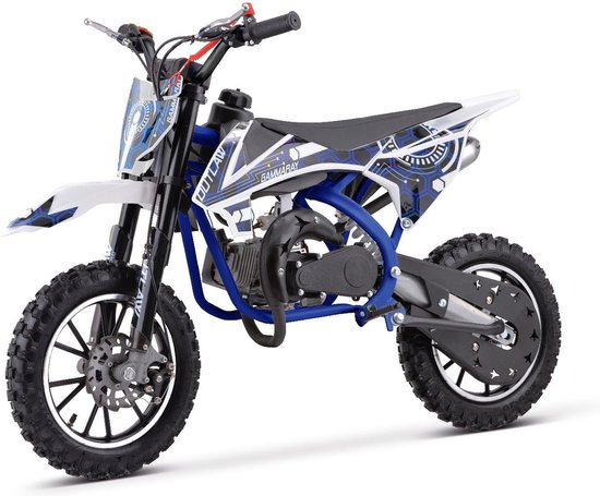 Kijana Outlaw Crossmotor Op Benzine 49cc Blauw | bol.com