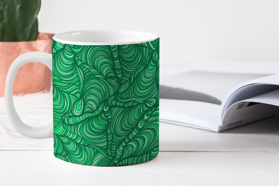 Mug - Mug à café - Vert - Motif - Été - Mugs - 350 ML - Tasse - Mugs à café - Mug à thé