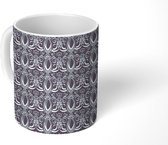 Mok - Koffiemok - Patronen - Oceaan - Design - Mokken - 350 ML - Beker - Koffiemokken - Theemok