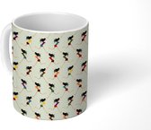 Mok - Koffiemok - Patronen - Hardlopen - Sport - Girl - Kids - Kinderen - Kind - Mokken - 350 ML - Beker - Koffiemokken - Theemok