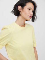 Vero Moda VMKERRY 24 O-NECK TOP - Lemon Meringue Yellow