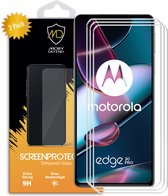 3-Pack Motorola Edge 30 Pro Screenprotectors - MobyDefend Case-Friendly Screensaver - Gehard Glas - Glasplaatjes Geschikt Voor Motorola Edge 30 Pro