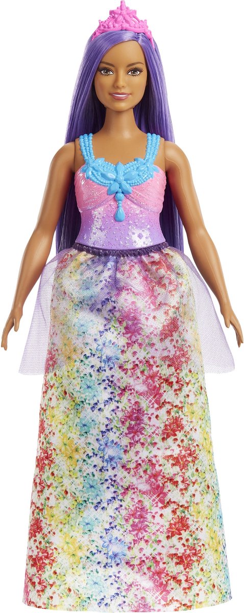 Barbie Dreamtopia Prinses - Paars haar - Pop
