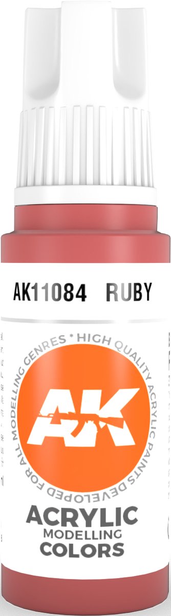 Ruby Acrylic Modelling Color - 17ml - AK-11084