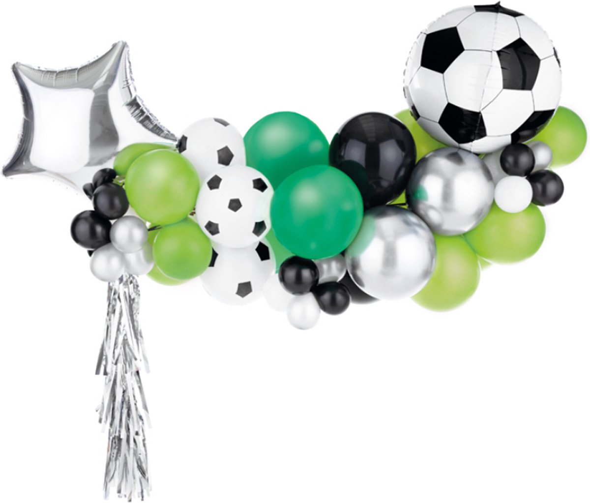 Partydeco - ballonnen - Ballonslinger Voetbal - 150 x 126 cm - WK voetbal 2026