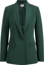 WE Fashion Dames regular fit blazer met stretch